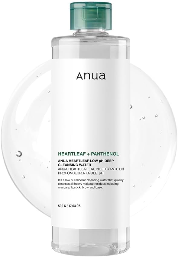 ANUA Heartleaf Low pH Deep Cleansing Water, 16.9 fl oz