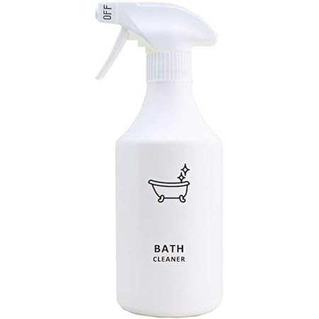 Amazon 泡 スプレーボトル500ml アイコンラベル セット 詰め替えボトル 詰め替え容器 白 ホワイト ボトル スプレー 消臭剤 キャニヨン製 風呂洗剤 ソープ シャンプー用ディスペンサー ホーム キッチン オンライン通販
