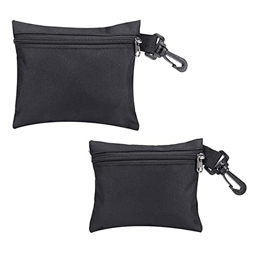 2 Pcs Waterproof Canvas Tool Storage Bags - Zipper Pouch for Small Tools and Other Items