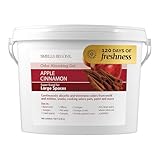 SMELLS BEGONE 1-Gallon Odor Absorber Gel - Air Freshener & Odor Eliminator for Homes, Garages & Commercial Buildings - Industrial Size - Apple Cinnamon Scent