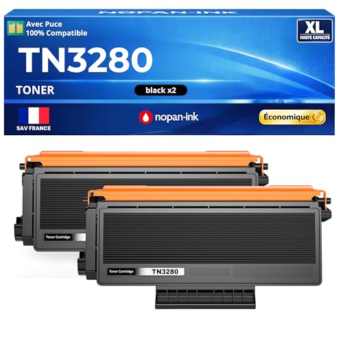 Toner TN-3280 compatible Brother résoud le problème d'autonomie sur HL 5250DN