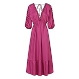 Dieses Kleid verfügt auch über einen Löffelausschnitt, lange Ärmel und einen ausgestellten Rock! Der spezielle Druck macht es zu einem beliebten Stil in diesem Herbst und Winter.