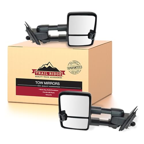 Trail Ridge Tow Mirror Power Folding Heat Memory Smoke Signal OAT Texture for GM