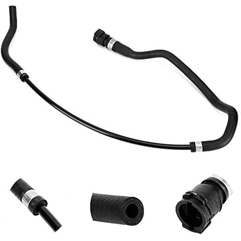 Engine Upper Radiator Coolant Expansion Tank Hose Fit for BMW 2008-2013 128i, 2006-2011 323i, 2006 325i, 325xi, 2007-2013 328i, OE # 17127618510 17127565093 Cover