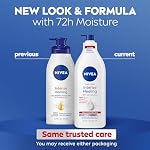 NIVEA Intense Healing Body Lotion for Very Dry, Itchy Skin with Glycerin, Provitamin B5 and Niacinamide, 72-Hour Body Moisturizer, 16.9 Fl Oz Pump Bottle - Image 2