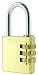 Price comparison product image TIMCO Brass Combination Padlock-21mm, 21mm