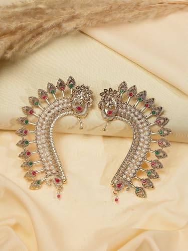 Image of Shining Diva Fashion Stylish Traditional Fancy Ear Cuff Earrings For Women and Girls
