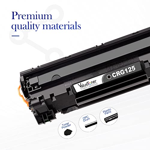 Valuetoner Compatible 125 Toner Cartridge Replacement For Canon 125 (3484B001Aa) 1 Black Toner Compatible With Canon Imageclass Mf3010, Lbp6030W, Lbp6000 Printer #TOP1