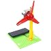 Produktbild Tischventilator mini ventilator mit Clip elektrische Lüfter für Reisen Büro Zuhause Draußen Innen (Clip/Sockel Design USB aufladbar drehbar Batterie) AS Show 23742