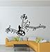 Produktbild Gitarre Classic Music Note Pulse Musik Enthusiast Wandaufkleber Violinschlüssel Entfernbare Vinyl Schlafzimmer wohnzimmer Decor wandbild 76x42cm