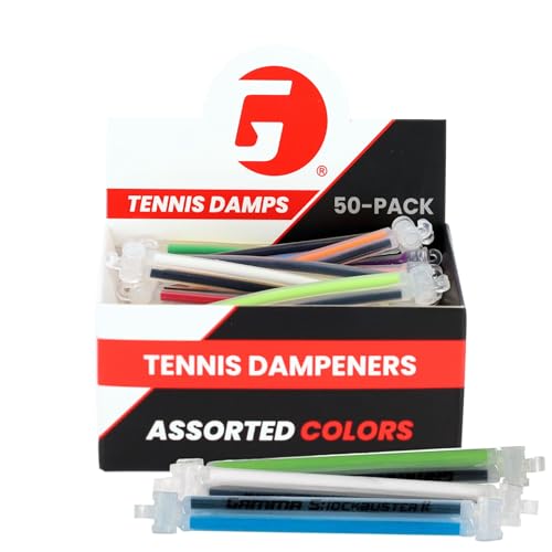 Gamma Shockbuster II Tennis Racket Vibration Dampener – Shock Absorber for Arm Comfort & Tennis Elbow Relief – Durable Gel Dampener for All Racquets
