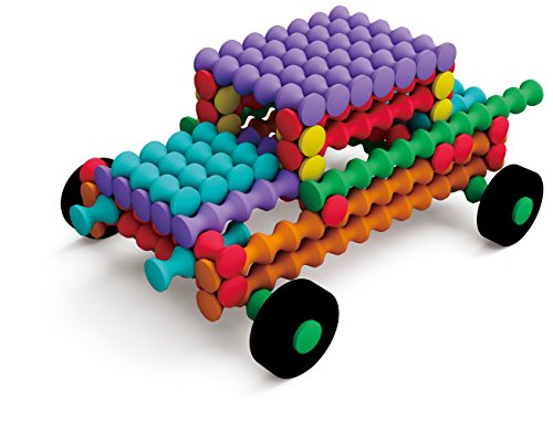 Popular Playthings Jumbo Playstix Set Construction Toy Building Blocks 80 Piece Kit, Multicolor (90020) #TOP3