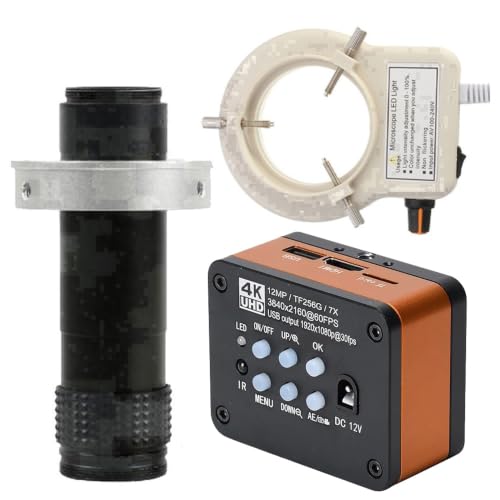 Microscopio digital de video 4K industrial para reparar placas base y electrónica