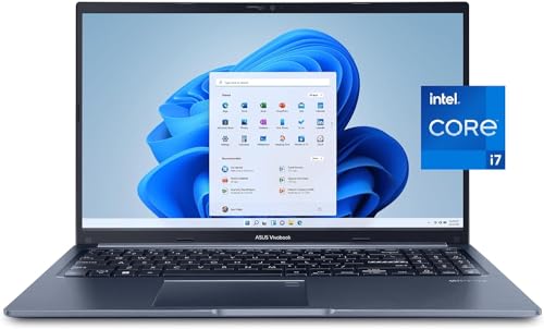 Image of ASUS Vivobook 15.6 inch Touch Laptop | Intel Core i7-1255U Processor | Intel Iris Xe Graphics | | Backlit | Fingerprint | 16GB RAM | 512GB SSD | Windows 11 Home | Bundle with Stylus Pen