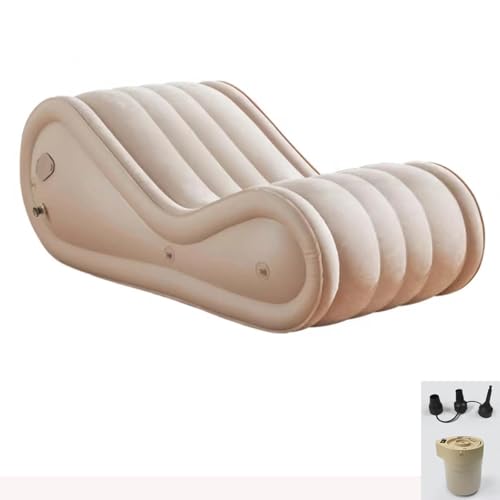 Racib Sofá para Exteriores Antideslizante y Plegable. Fácil de Limpiar,white2