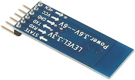 ALMOCN 3pcs HC-05 Wireless Bluetooth RF Transceiver Master Slave Integrated Bluetooth Module 6 Pin Wireless Serial Port Communication BT Module for Arduino