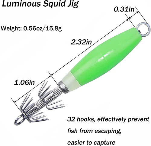 Luminous Squid Jig Hooks - Image 4