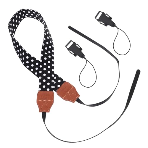 KICHOUSE Tracolla per Fotocamera Stile Vintage Cotone Regolabile Adatta AI Fotografi