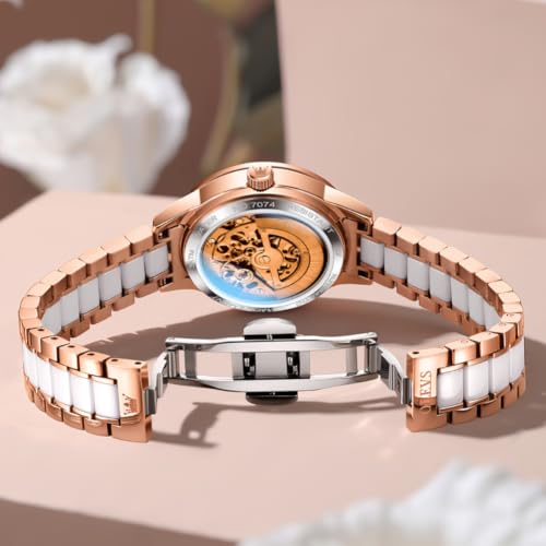 Image of OLEVS Womens Watches Automatic Luxury Dress Ladies Watch Self Winding Female Wrist Watch