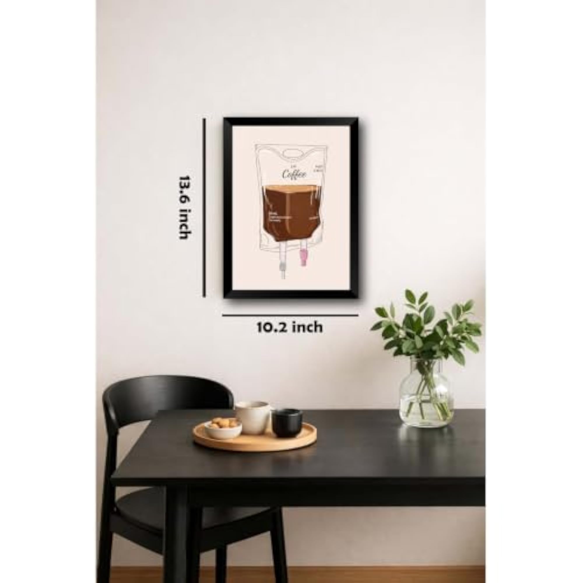 IV Drip Wall Art Frame, Modern Minimalist Canvas Print