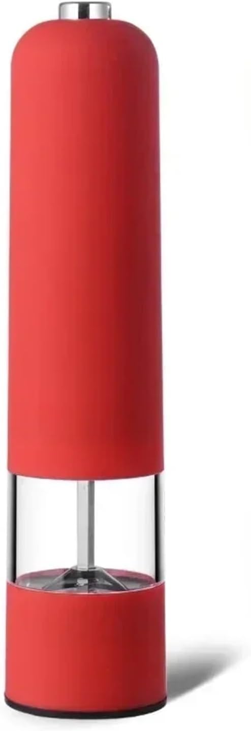 Multi Functional Pepper Grinder Electric Sichuan Pepper Grinding Kitchen Black Pepper Sea Salt Food Grinding Kitchen Tools(White)