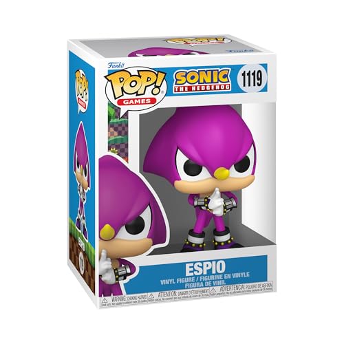 Funko Pop! Games: Sonic - Espio The Chameleon - Sonic The Hedgehog - Figura In Vinile Da Collezione - Idea Regalo - Merchandising Ufficiale - Giocatto