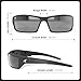 EDGE Reclus Silver Mirror Safety Glasses, High Impact Rated Z87.1 Tested, Non-Slip Protective Eyewear, Lightweight Sunglasses