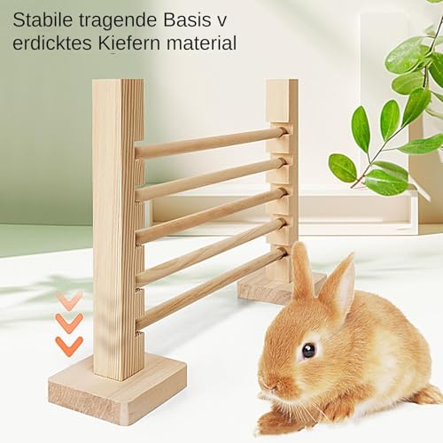 Xujuika Jump Bar - Jump Agility Bar | Kaninchen Hindernisse Springen | Sprungstange Kaninchen | Hindernis Sprunghürde Für Kaninchenrennen | Jump Hürde Bar Bunny Spielzeug Höhenverstellbar