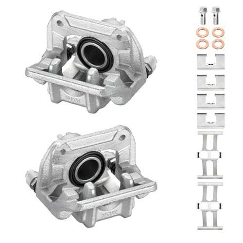 Image of BDFHYK 19-B2589 19-B2588 Rear Disc Brake Caliper Assembly Compatible with Acura CL 2001-2003 3.2L V6, TL 1999-2008 3.2L V6, TL 2007-2008 3.5L V6, Compatible with Honda Element 2003-2011 2.4L L4, 2pcs