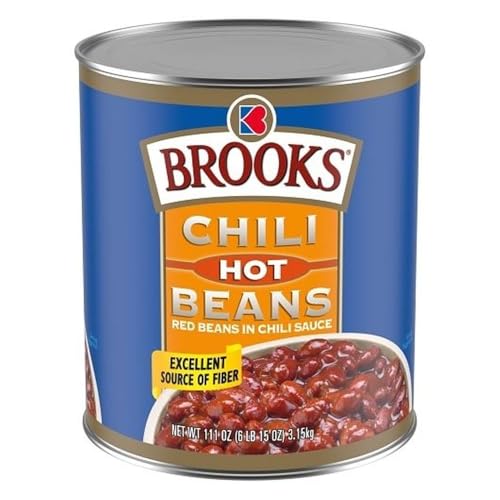 Brooks Hot Chili Bean - no. 10 can, 6 cans per case