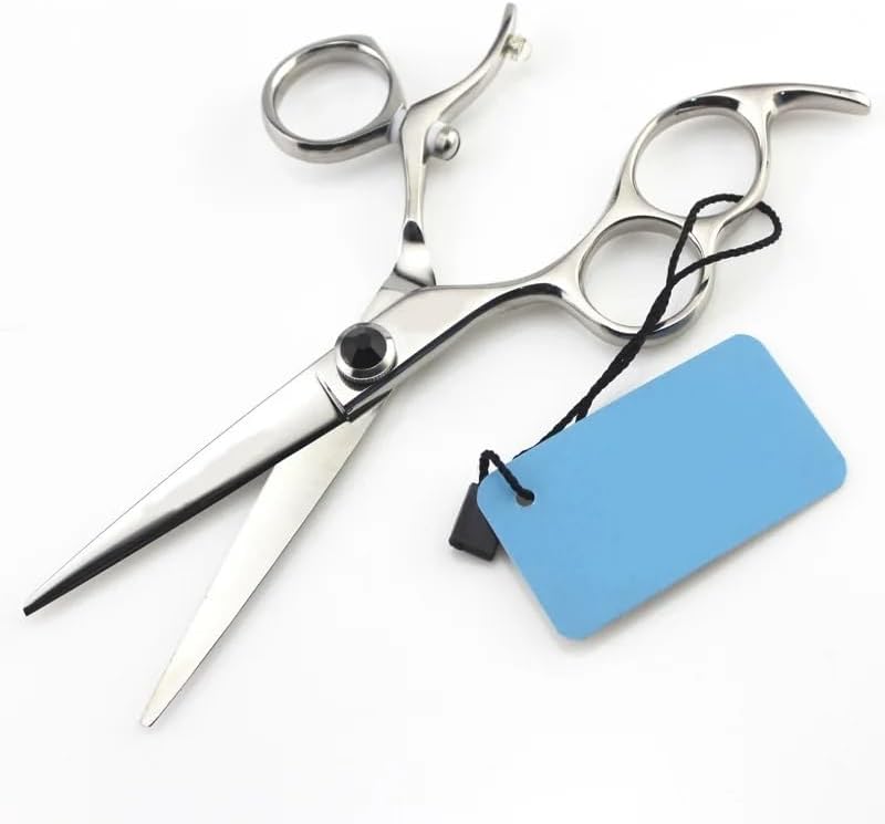 Swivel Thumb Shear Scissors 5.5 Left Hand Shear Cutting Hair Professional Rotary Handle Scissors Hairdressing Barber Scissor Haircut Japan Shears