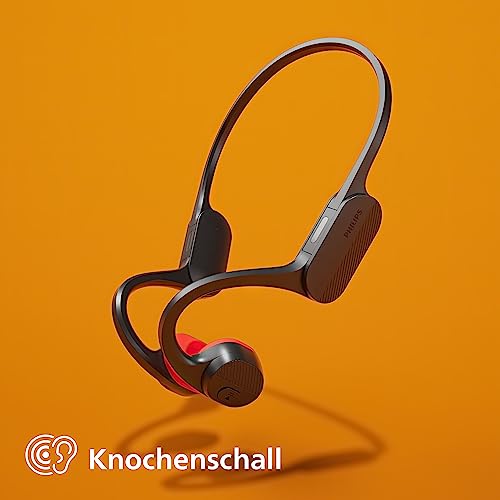 Philips TAA5608BK/00 Kabelloser Open-Ear-Sportkopfhörer|Knochenleitung|Bluetooth LE Audio & LC3|IPX5 wasserbeständig|6 Stunden Wiedergabe|LED-Sicherheitsleuchten|Mikrofon|Tasche|USB-C-Kabel|Schwarz – Bild 4