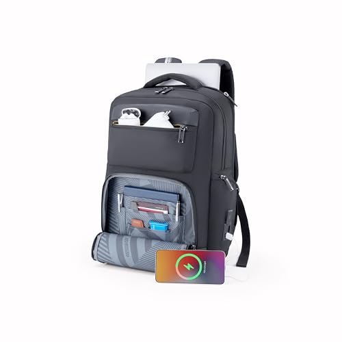 Image of American Tourister Zork Pro | 19 Ltrs | 2 Compartments | Ergonomic Padded Back Panel & Shoulder Straps | Executive Backpack | 1 Year International Warranty | Black