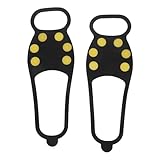 ABOOFAN Anti-Slip Silicone Shoes Ice Grippers with...