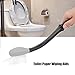 Long Reach Toilet Paper Aid Bottom Wiper Tool for Self Assistance and Bathroom Aid for Elderly and Disabled Care Grey