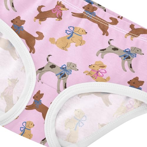 Girls' Underwear Dogs Cotton Stretch Comfort Toddler Panties4