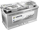 BATTERIA AUTO ORIGINALE VARTA 95AH SILVER DYNAMIC TECNOLOGIA AGM START&STOP CODICE 595901085 12V 850A DI SPUNTO CON POLO POSITIVO A DESTRA