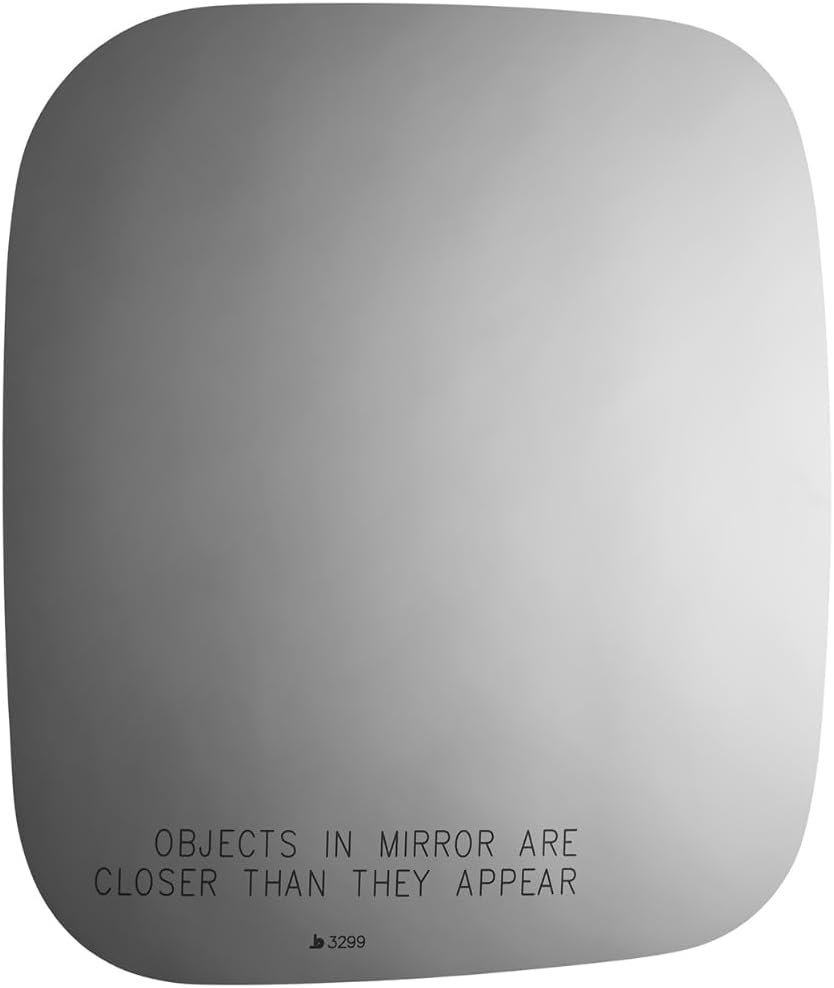 Fits 01-06 Mitsu Montero Right Passenger Convex Mirror Glass Lens w/Adhesive USA