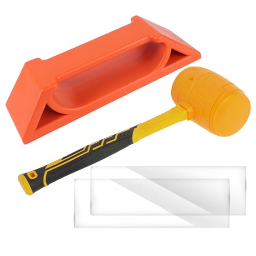 Floor Gap Fixer Tool Kit with Hammer for Laminate, Vinyl