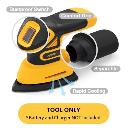 Mellif Brushless Cordless Detail Sander