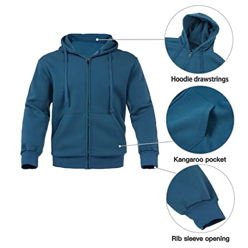 Men's Tracksuit Sets Outfit Activewear Full Zip Fleece Hoodie Jacket Cargo Sweatpant 2 Piece Casual Sweatsuit2