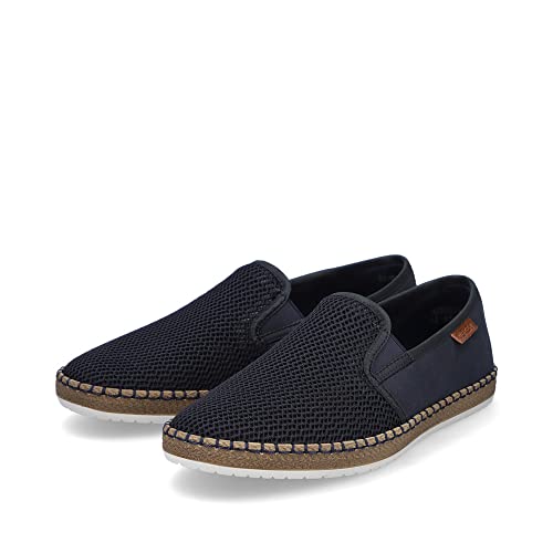 Rieker Herren Low-Top Sneaker B5265, Männer Halbschuhe,Sportschuhe,Freizeitschuhe,Turnschuhe,Laufschuhe,straßenschuhe,blau (14),44 EU / 9.5 UK