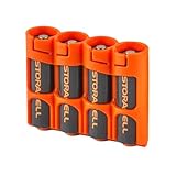 Storacell Powerpax AA Battery Caddy, Orange
