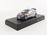 polo wrc body kit Color: azul. Volkswagen Coche Modelo Mikkelsen/Floene a Escala 1: 43 6° C1099300 °C, Polo R WRC