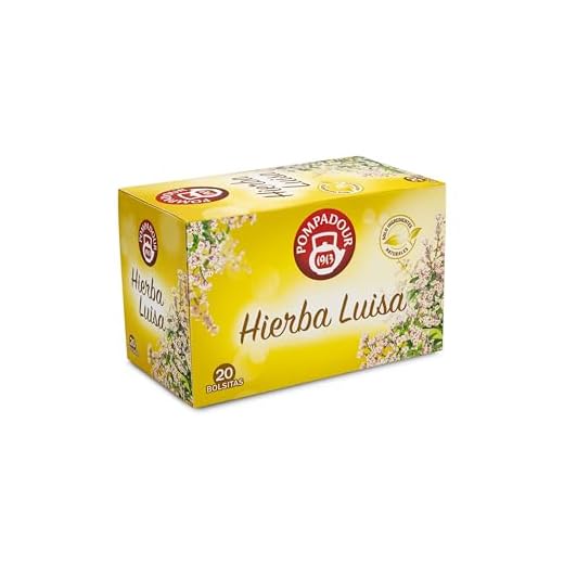 Pompadour Hierba Luisa Té de Plantas, 20 bolsitas