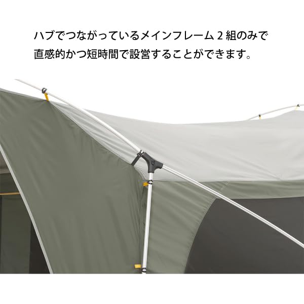 Amazon.co.jp: NEMO(ニーモ) ワゴントップ 4P マーシュ NM-WAG4P
