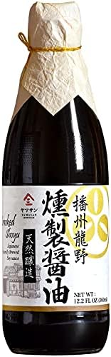 Soy Sauce Smoked Neoteric, 500 Days Aged, Japanese Artisanal Handmade, Naturally Brewed, No Additives, Non-GMO, Made in Japan(360ml)【YAMASAN】