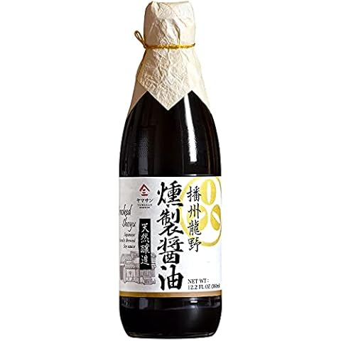 Soy Sauce Smoked Neoteric, 500 Days Aged, Japanese Artisanal Handmade, Naturally Brewed, No Additives, Non-GMO, Made in Japan(360ml)【YAMASAN】 Cover