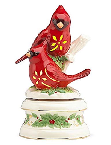 Amazon.com: Lenox Holiday Winter Cardinal Birds Lighted Musical