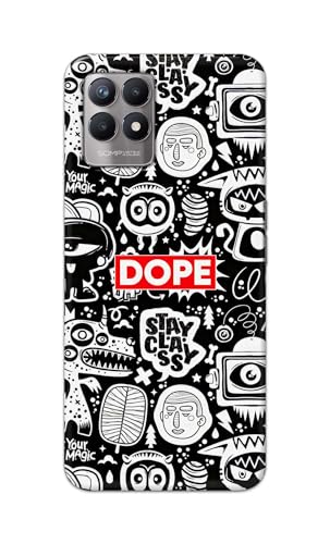 Image of Printed Hard Back Cover Case for Realme Narzo 50 4G Back Cover (Mixed Cartoons) -1111